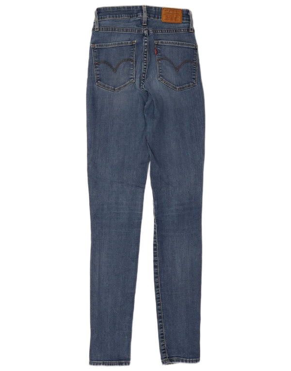 Jeans skinny a vita alta Levi's 721 da donna W24 L29 cotone blu