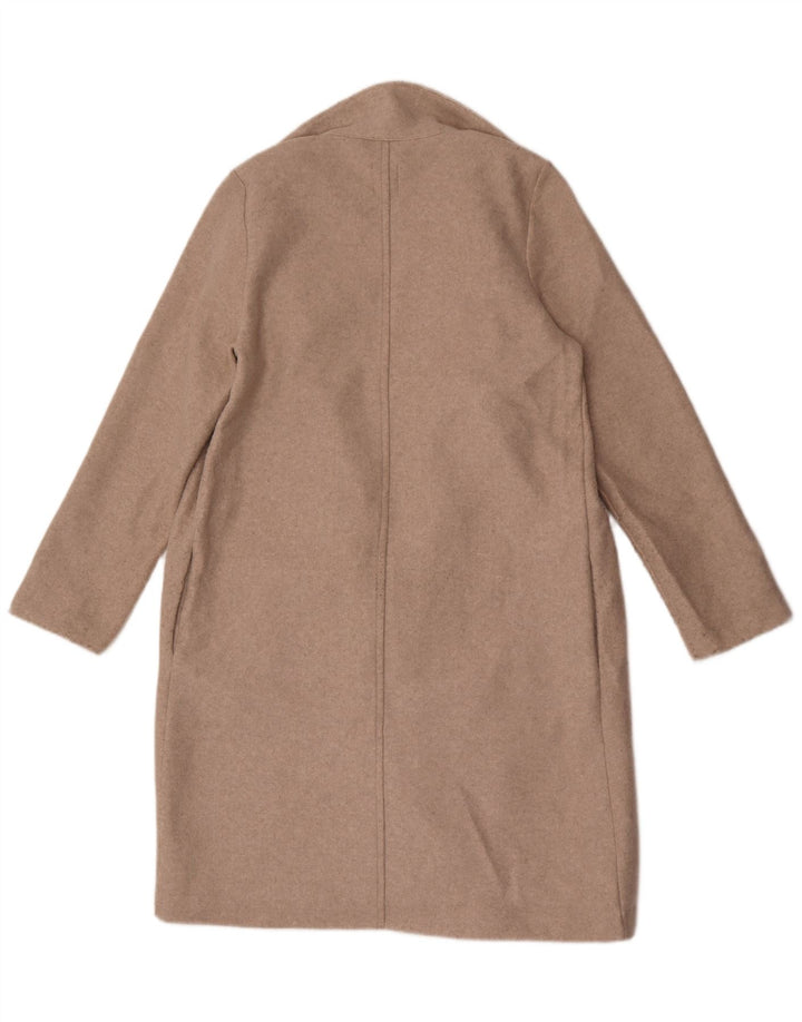 Cappotto aperto da donna Zara UK 14 Poliestere grigio medio