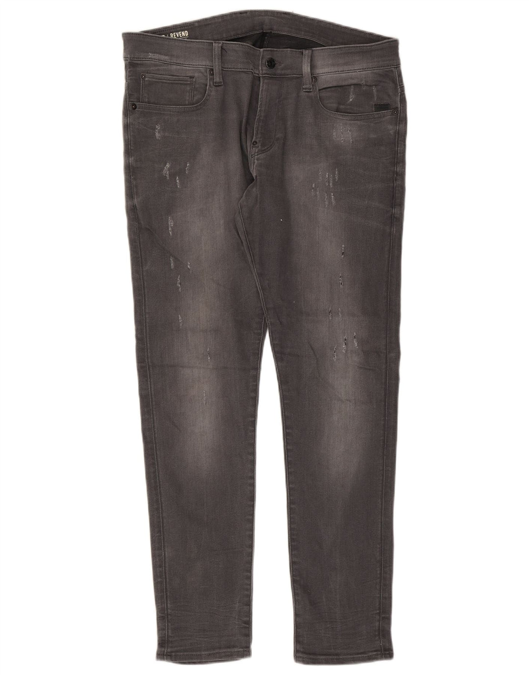 Jeans super slim effetto consumato da uomo G-Star W36 L32 cotone grigio