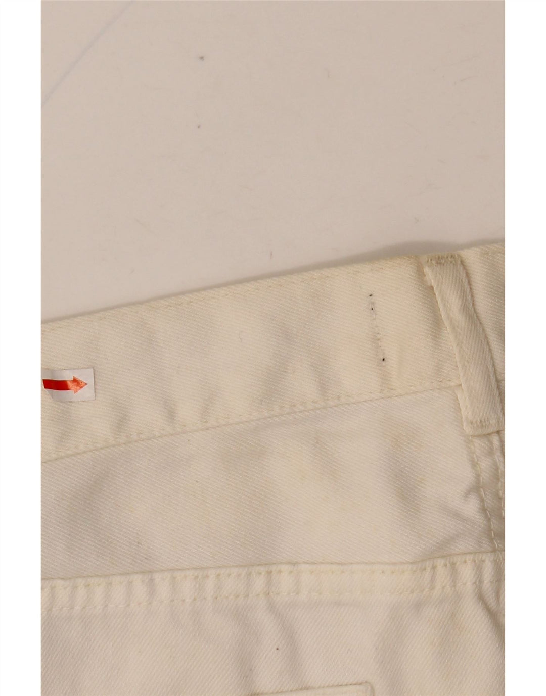 Jeans slim da uomo ZARA EU 40 medio W31 L28 cotone bianco sporco