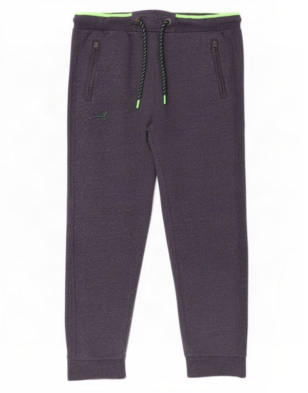 Pantaloni da tuta da uomo slim fit Superdry Joggers XL in cotone blu navy