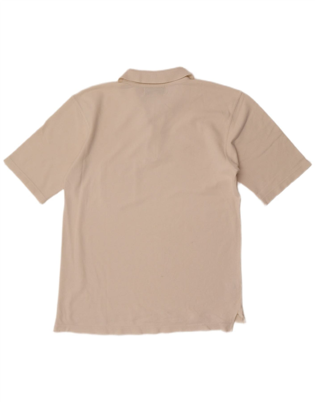 Polo da uomo Barbour grande in cotone bianco sporco