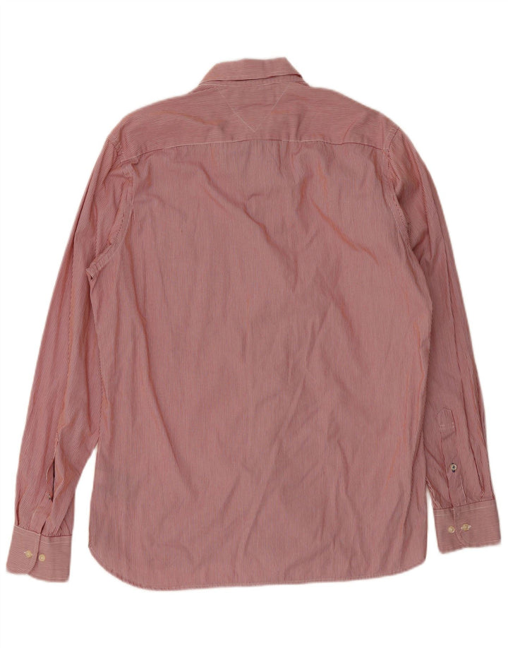Camicia da uomo su misura Tommy Hilfiger Cotone gessato rosso medio