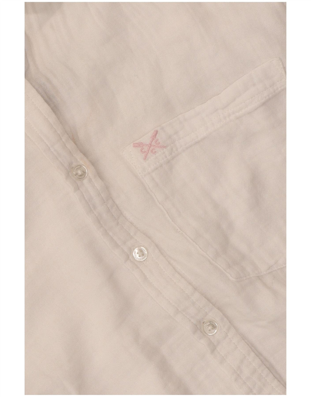 CREW CLOTHING Camicia da donna UK 12 Cotone bianco medio