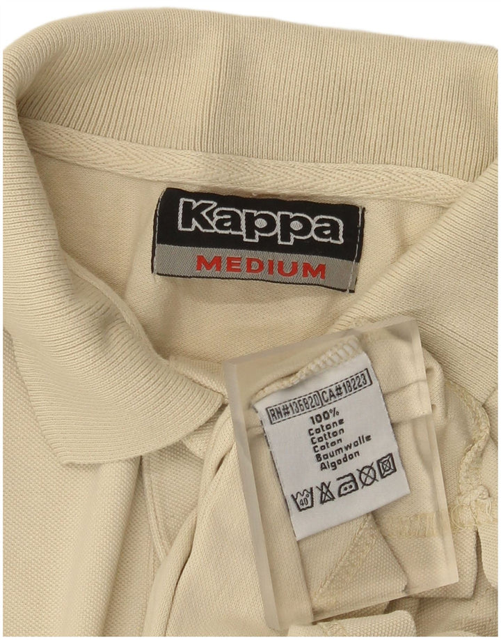 Polo Kappa Uomo Cotone Beige Medio
