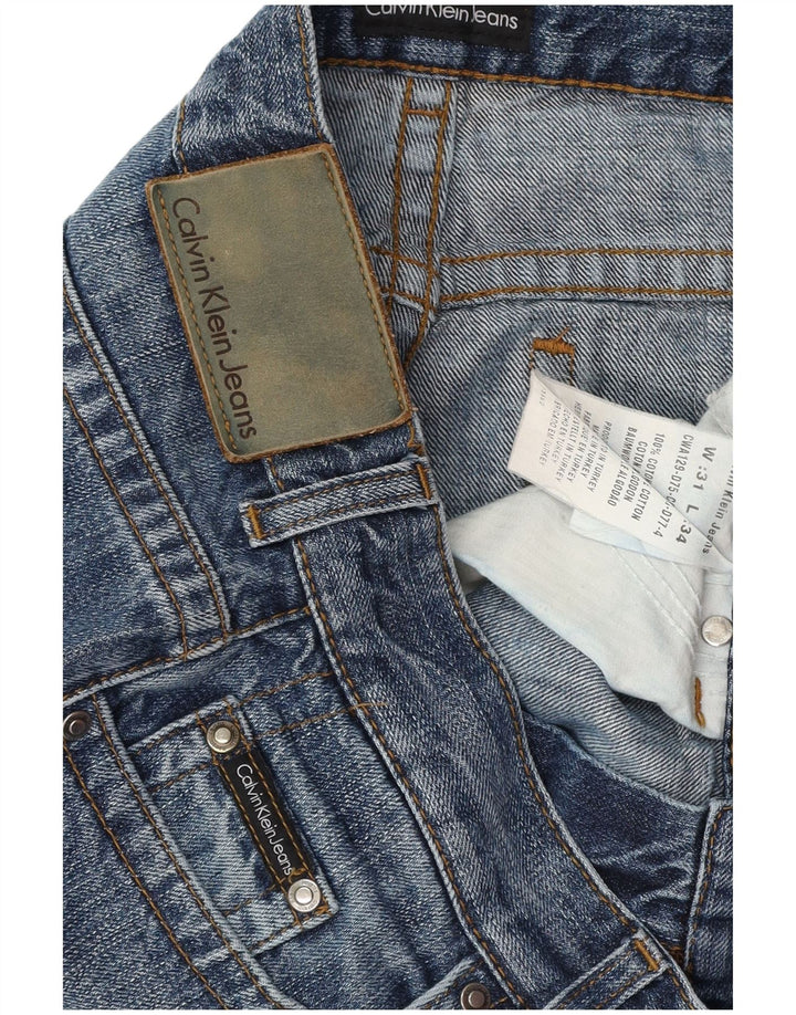 Jeans Bootcut da donna Calvin Klein W31 L30 cotone blu