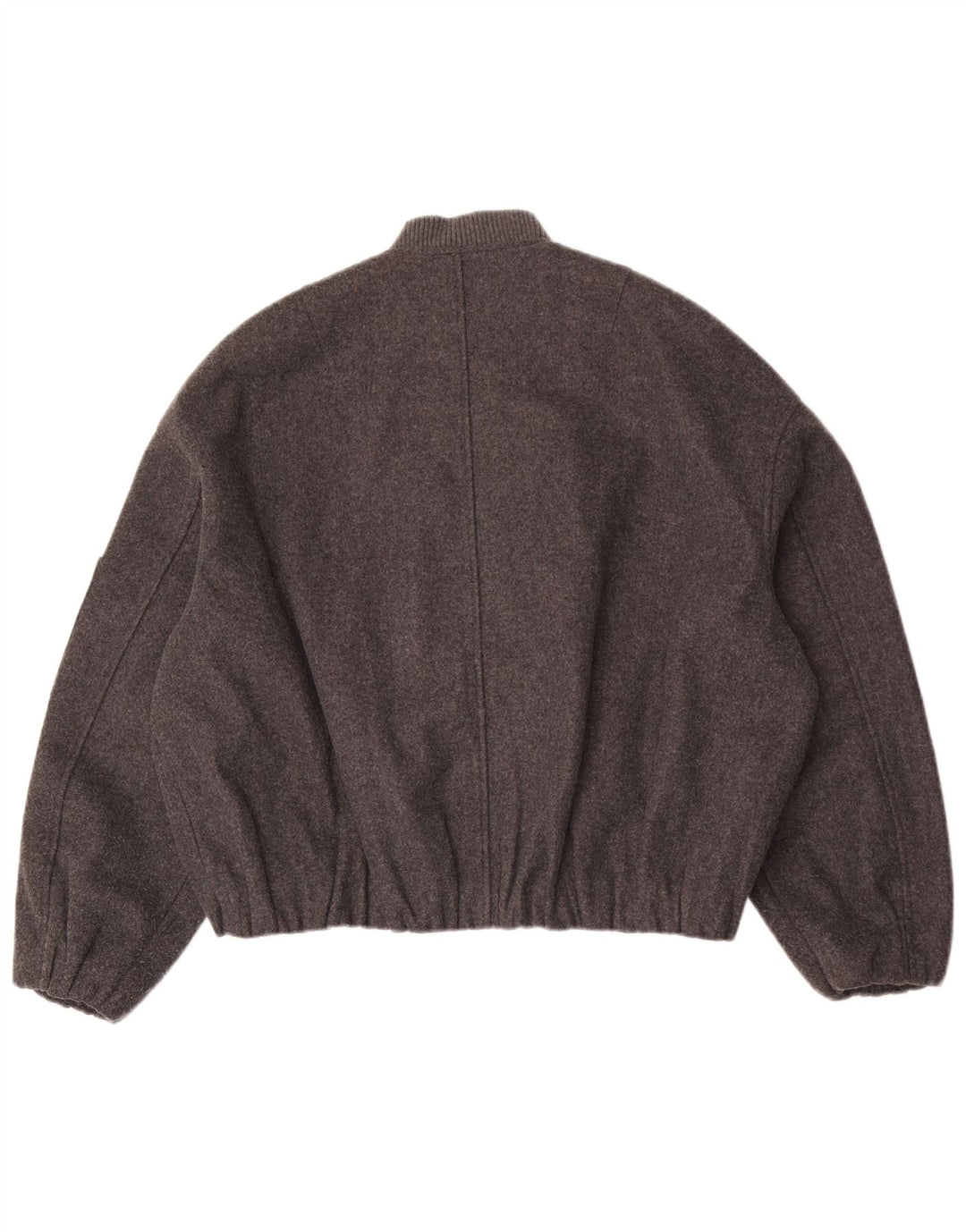 Giubbotto bomber oversize da donna Zara UK 6 2XS poliestere grigio