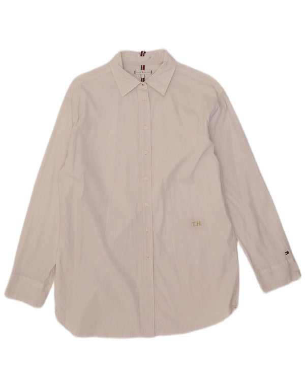 Camicia da donna Tommy Hilfiger US 8 cotone bianco medio