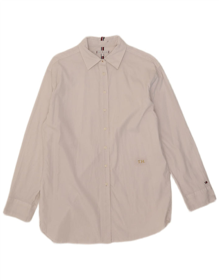 Camicia da donna Tommy Hilfiger US 8 cotone bianco medio
