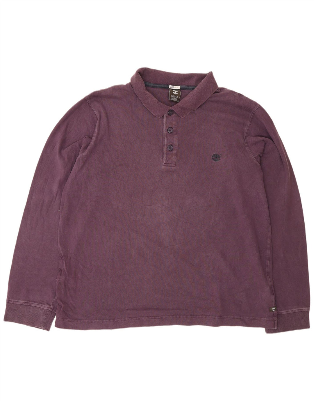 TIMBERLAND Polo da uomo a maniche lunghe vestibilità regolare Earthkeepers 3XL Viola