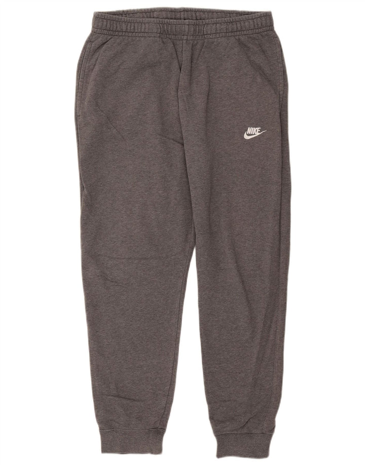 Pantaloni da tuta da uomo Nike Joggers grandi in cotone grigio