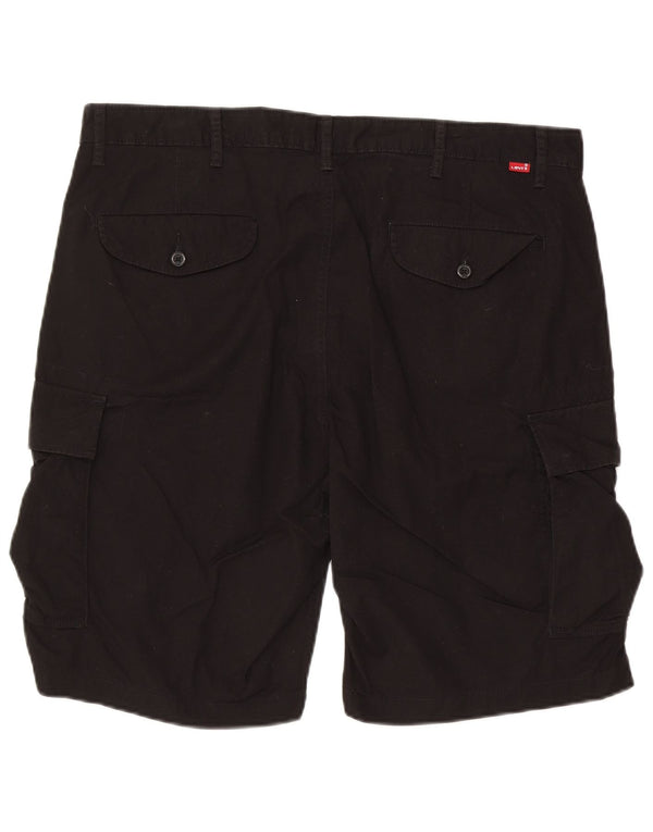 Pantaloncini cargo da uomo Levi's W38 XL in cotone nero