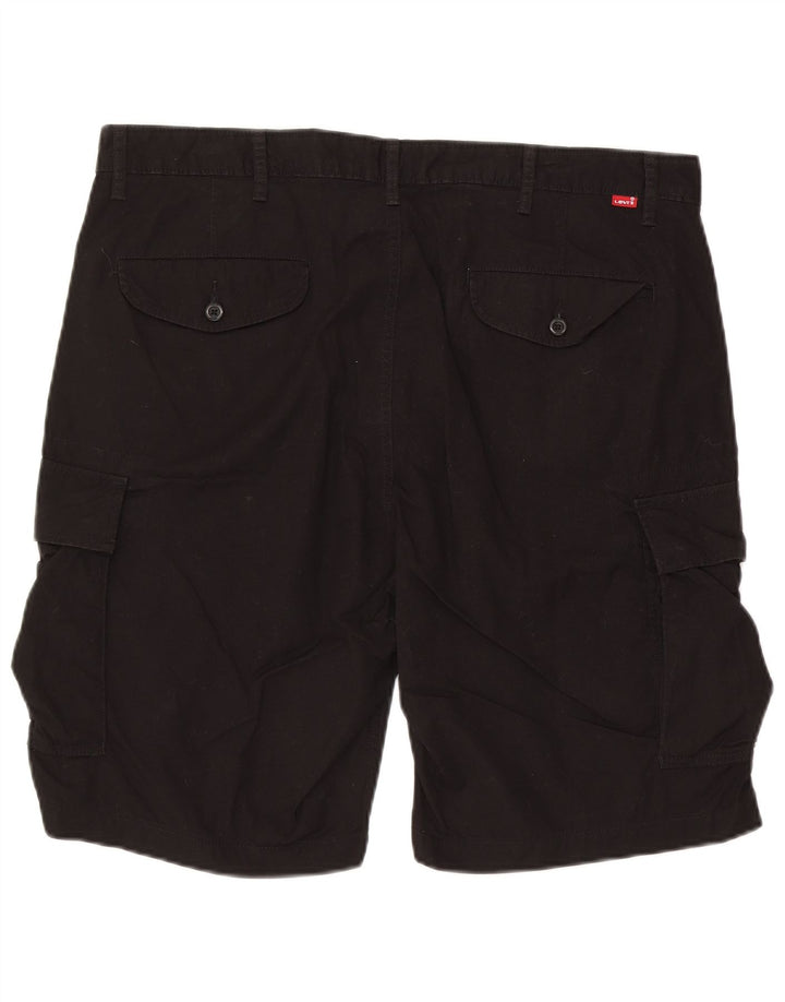 Pantaloncini cargo da uomo Levi's W38 XL in cotone nero