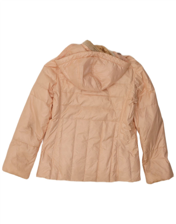 Giacca imbottita con cappuccio da donna Fay UK 14 grande rosa sintetico