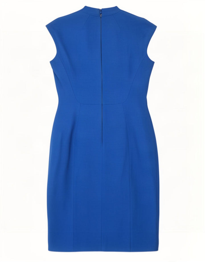 Abito tubino da donna Karen Millen UK 14 Viscosa blu medio