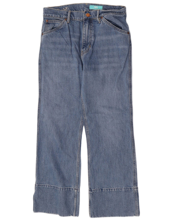 Jeans larghi da donna Zara EU 42 Large W32 L28 cotone blu