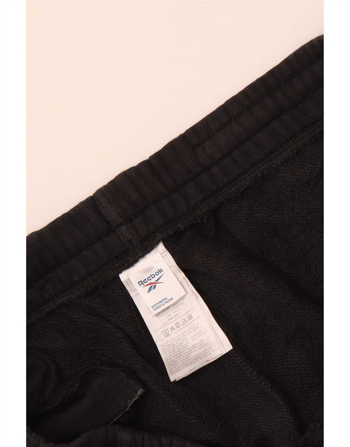 Pantaloni da tuta da uomo Reebok Joggers Large in cotone nero
