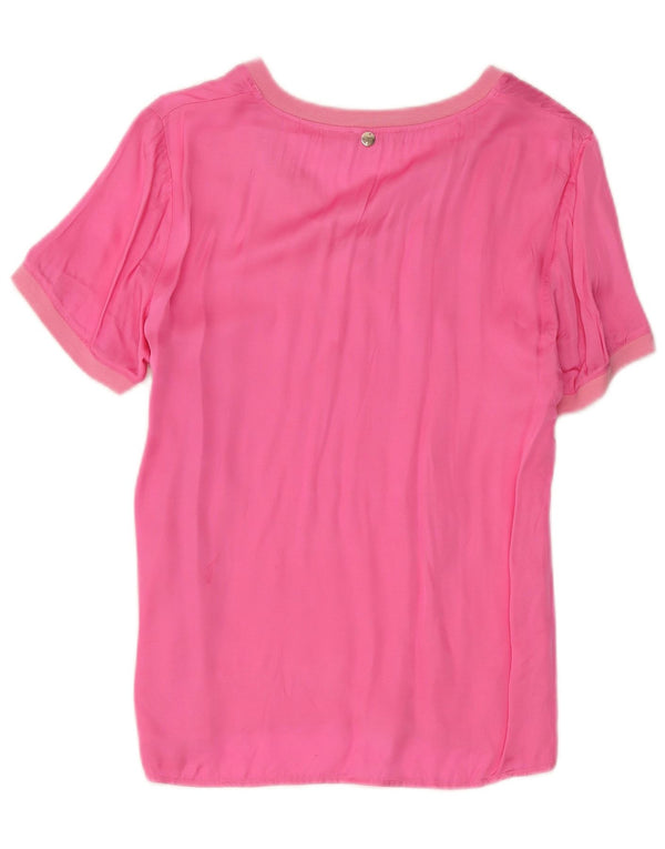 Camicetta da donna Liu Jo Top UK 10 piccola in cotone rosa