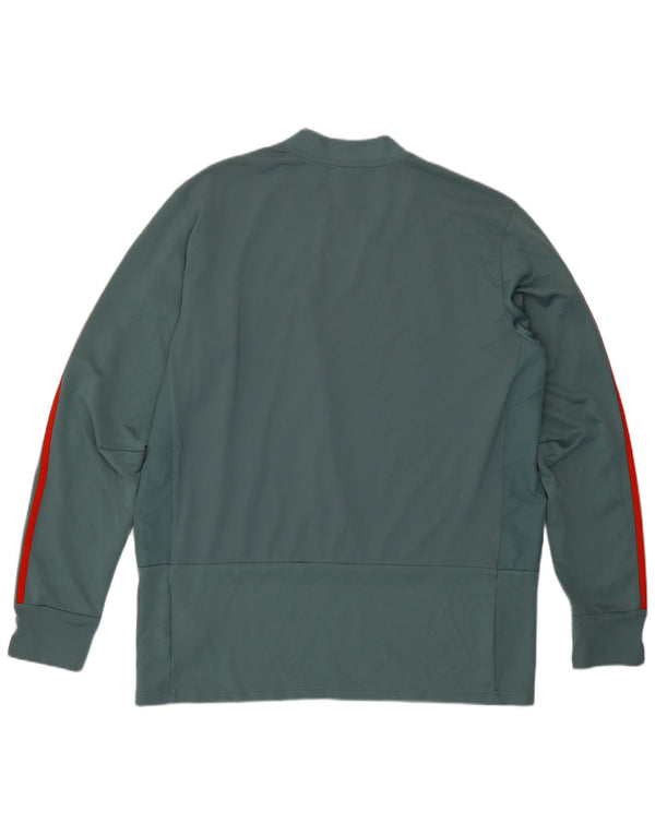 Adidas Mens FC Bayern Munchen Pullover Tracksuit Top XL Green Polyester