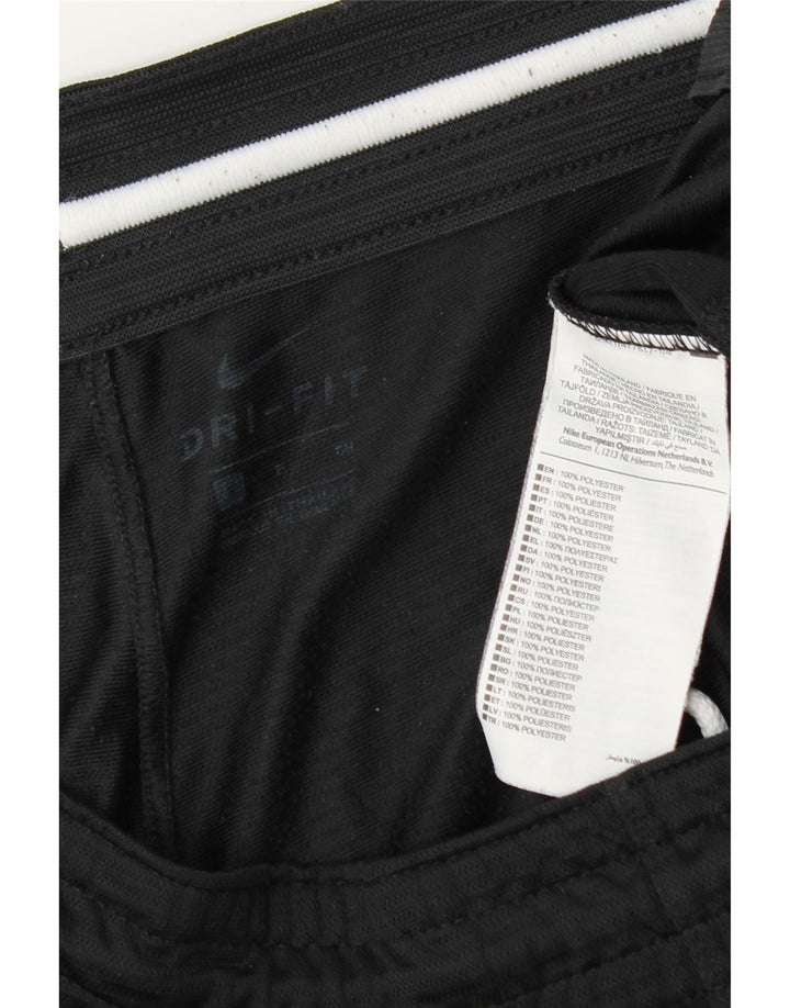 Pantaloncini sportivi Nike Dri Fit Graphic da uomo piccoli in poliestere nero