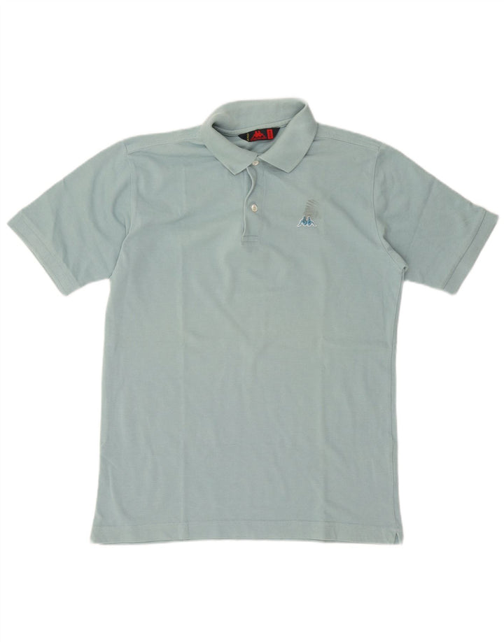 Polo Kappa Uomo Blu Medio in cotone