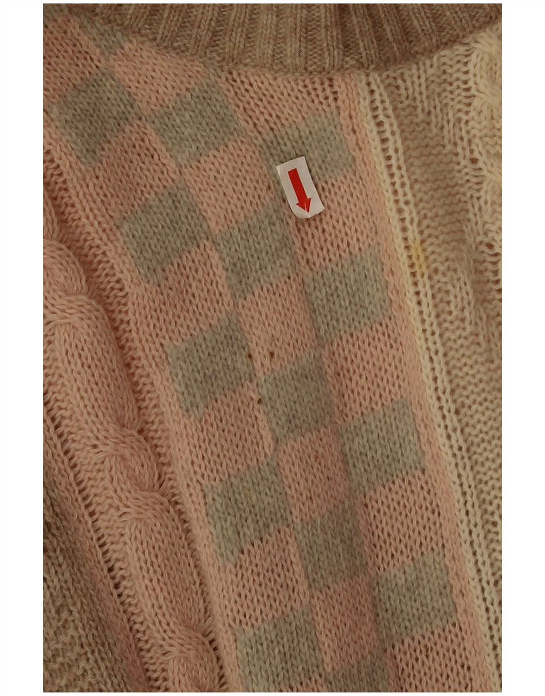 Stefanel Maglione da uomo con scollo a barca 2XL multicolore geometrico