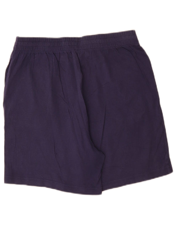Pantaloncini sportivi da uomo Kappa medio blu navy in cotone
