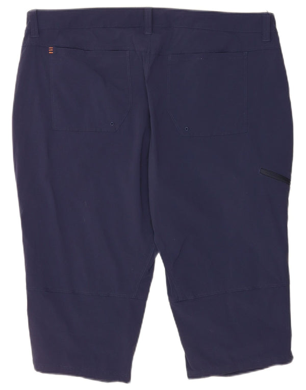 Pantaloncini cargo da donna Orvis UK 16 Large W36 nylon blu navy
