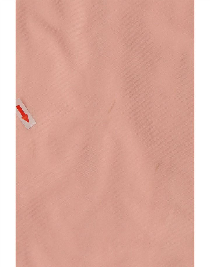 Giacca da tuta da donna Reebok UK 12 poliestere color block rosa medio