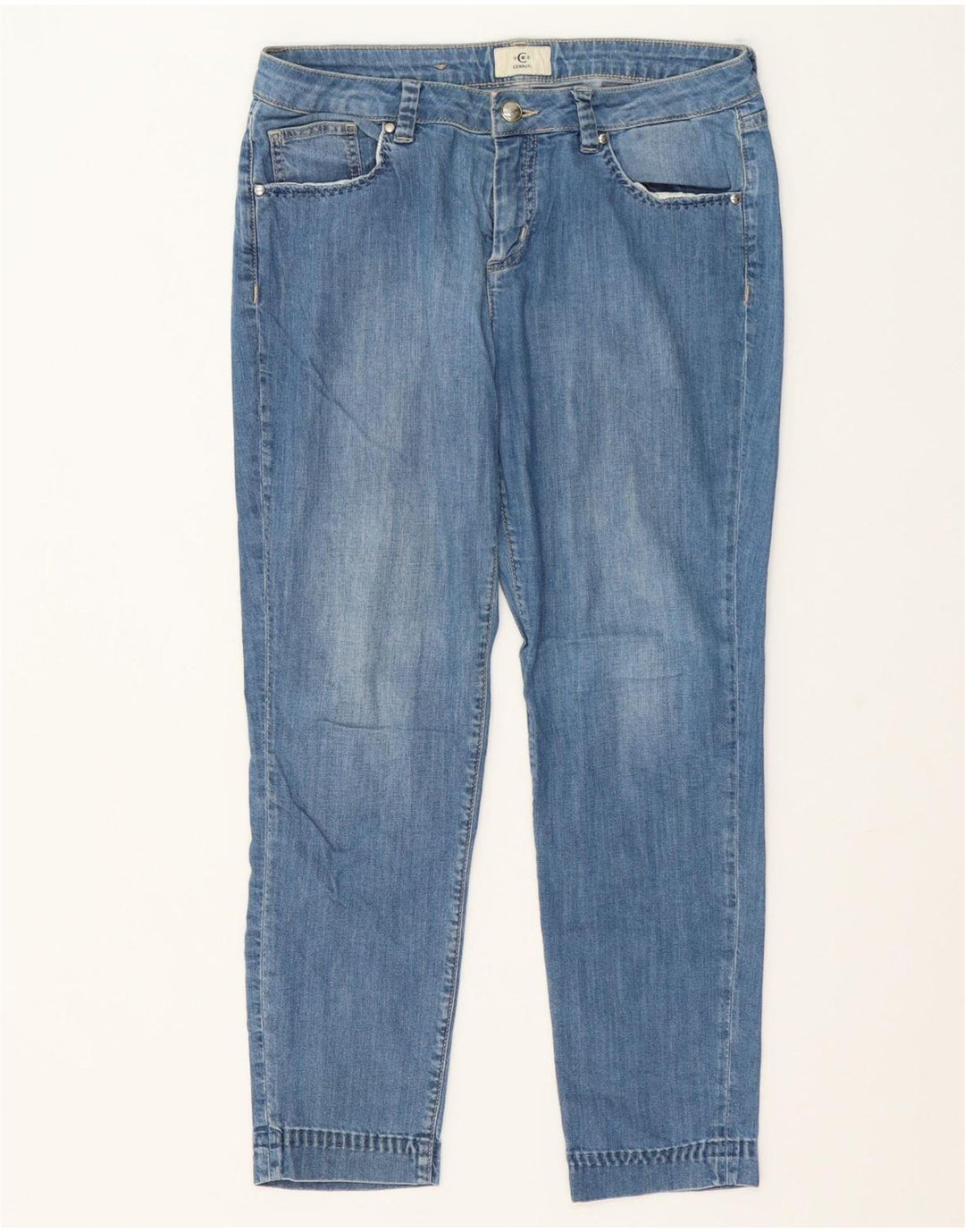 CERRUTI Womens Slim Jeans W31 L27  Blue Cotton Vintage Cerruti and Second-Hand Cerruti from Messina Hembry 