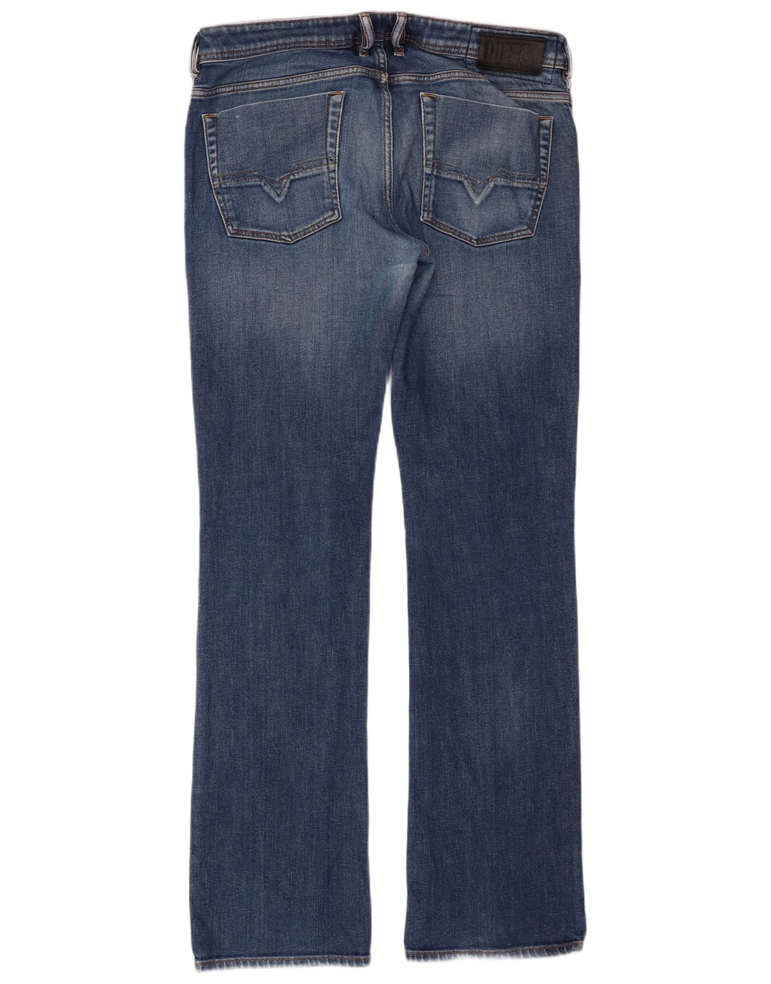 Jeans Bootcut da uomo Diesel W34 L34 in cotone blu