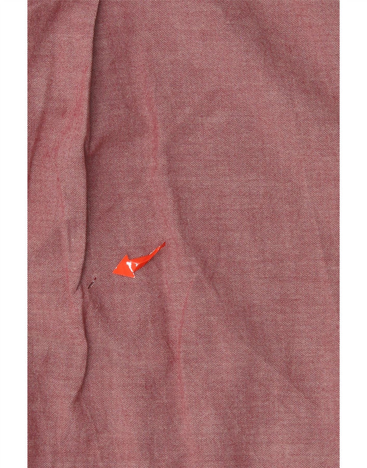 Camicia da uomo IZOD grande in cotone marrone