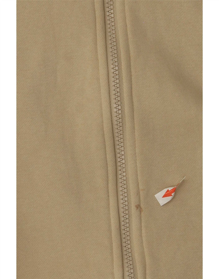 Felpa con cappuccio e zip Jordan da uomo in cotone beige medio