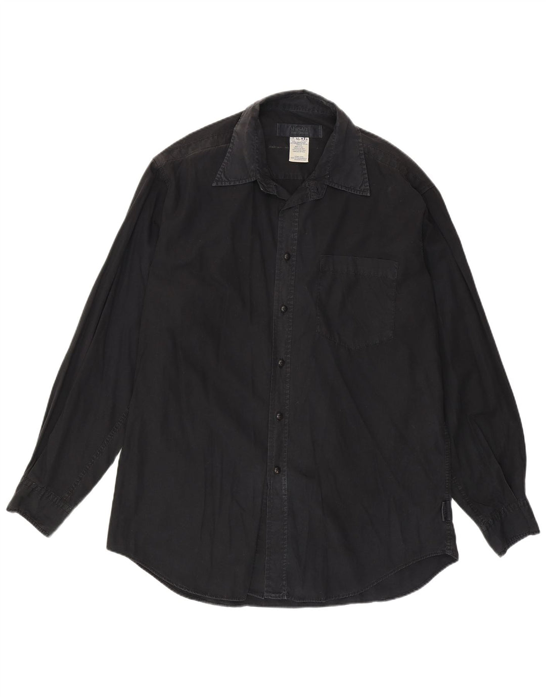 Camicia Versace Uomo XL Cotone Nera