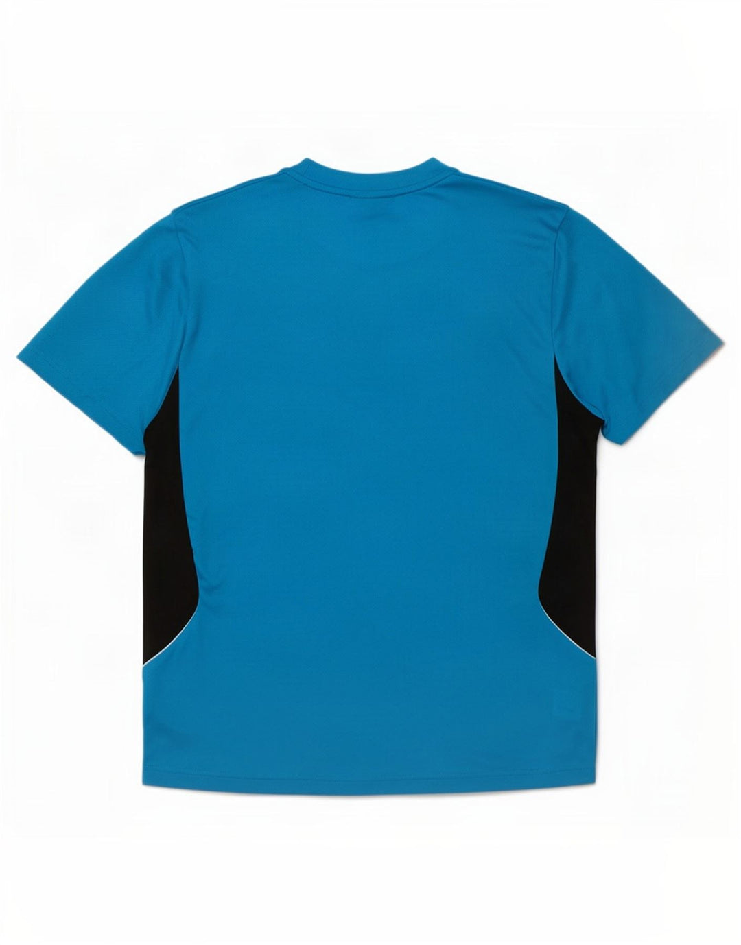T-shirt Adidas Climalite da uomo, grande, in poliestere color block blu