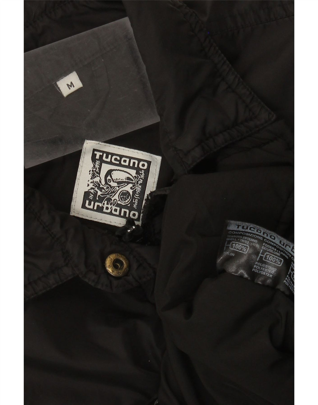 Giacca a vento da donna Tucano Urbano UK 14 nylon nero medio