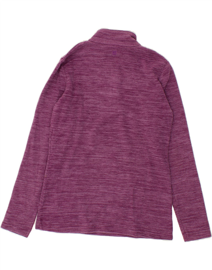 MOUNTAIN WAREHOUSE Womens Fleece Jumper UK 12 Medium Purple Flecked Vintage Mountain Warehouse and Second-Hand Mountain Warehouse from Messina Hembry 