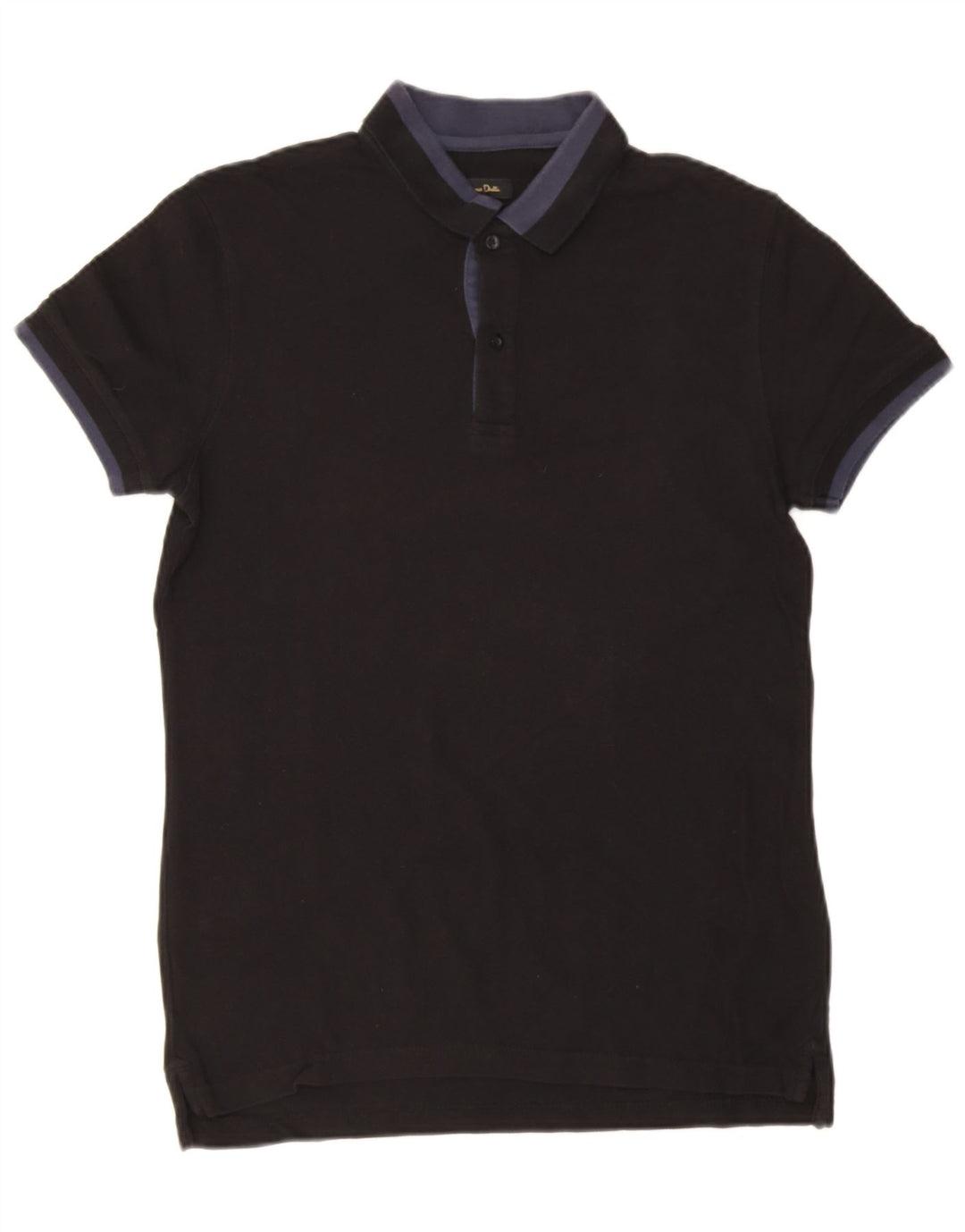 Polo da uomo dal taglio casual Massimo Dutti, colore nero medio