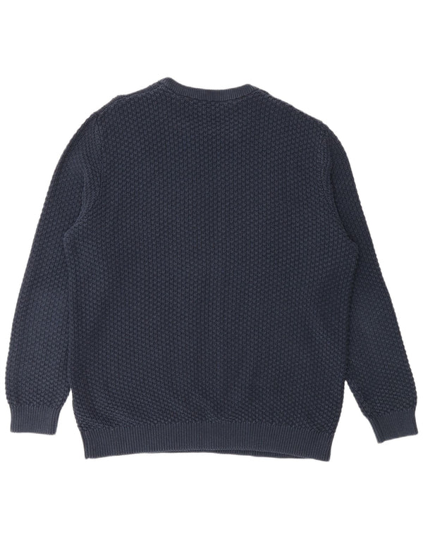 Maglione maglione girocollo da uomo Esprit 2XL cotone blu navy