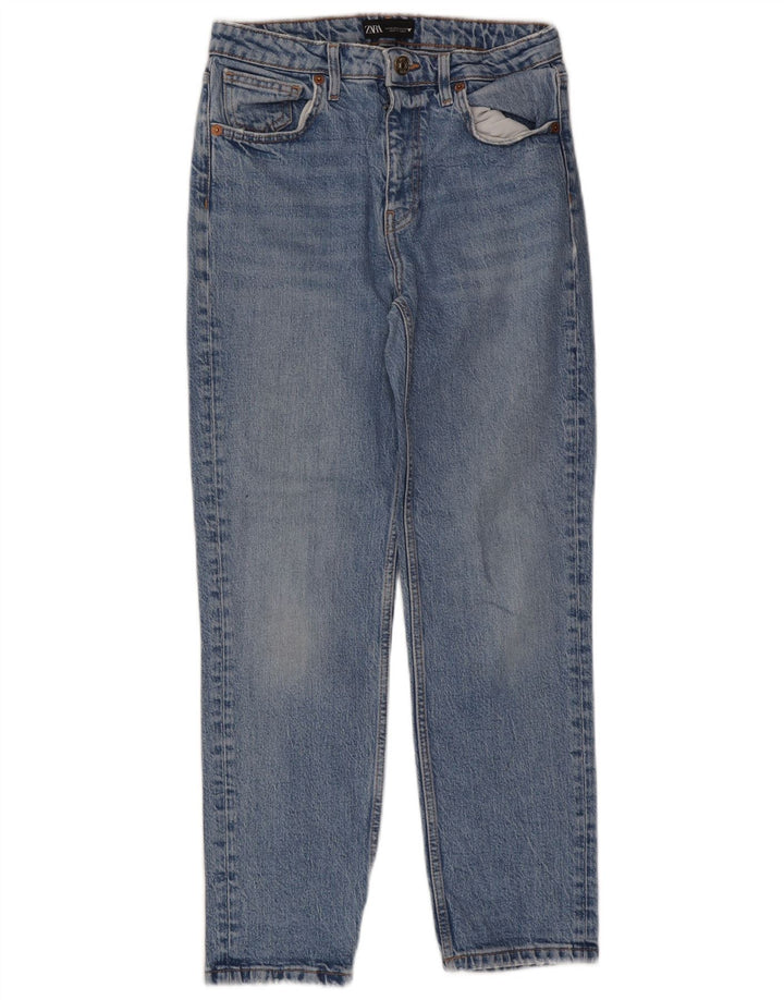 Jeans affusolati da donna Zara EU 38 piccoli W28 L26 blu