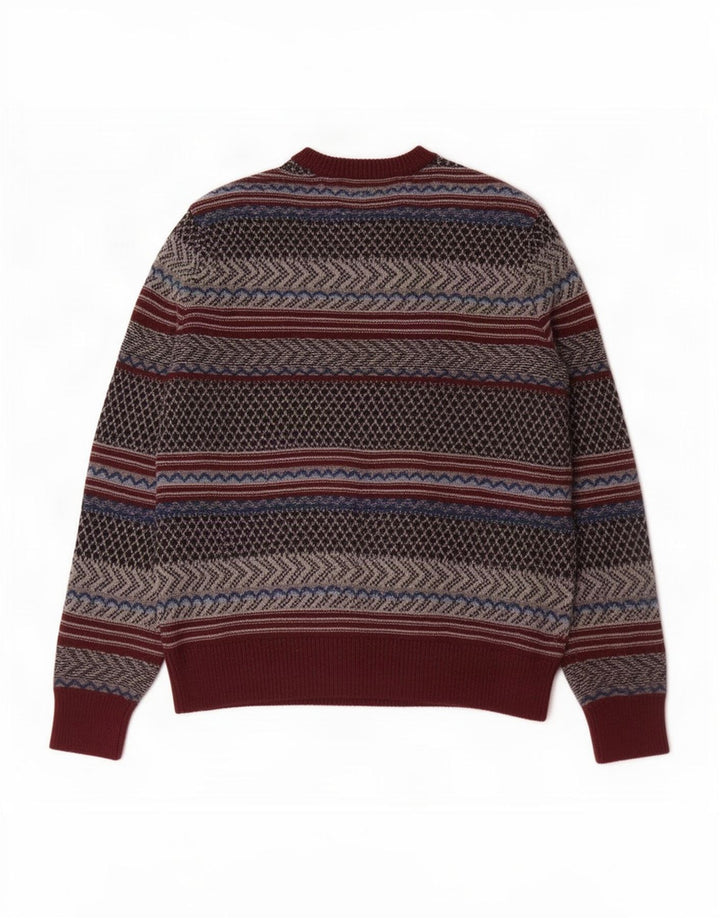 Maglione da uomo girocollo Gap in lana d'agnello Fair Isle multicolore medio