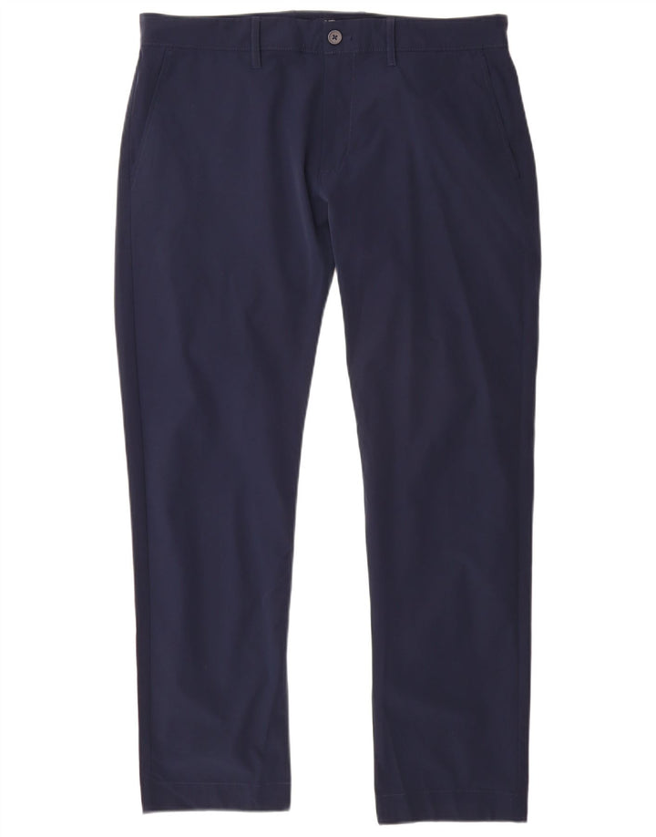 Pantaloni chino slim slim J. Crew da uomo W34 L30 poliestere blu navy