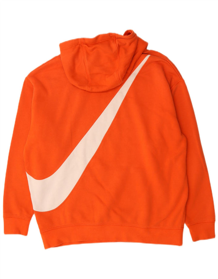 Felpa con cappuccio grafica Nike da uomo piccola in cotone rosso