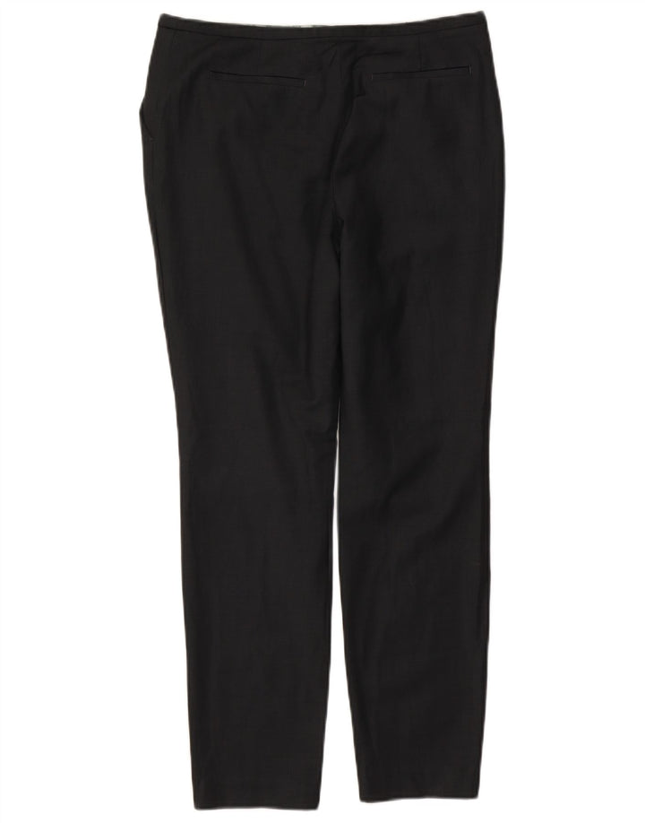 Pantaloni da abito slim da donna Ted Baker taglia 2 piccoli W30 L28 lana nera