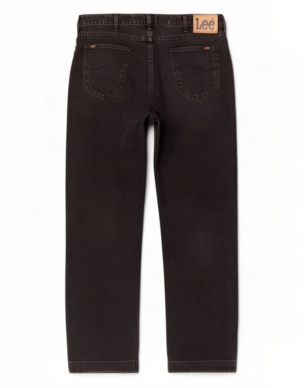 Jeans dritti da uomo Lee W36 L28 cotone nero