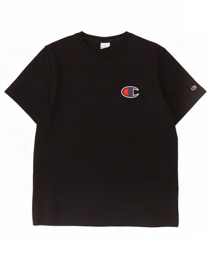T-shirt grafica da uomo Champion Top 2XL Nera