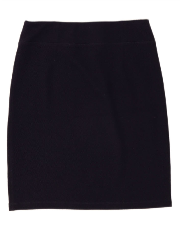 Gonna dritta da donna White Stuff UK 14 Large W36 poliestere blu navy