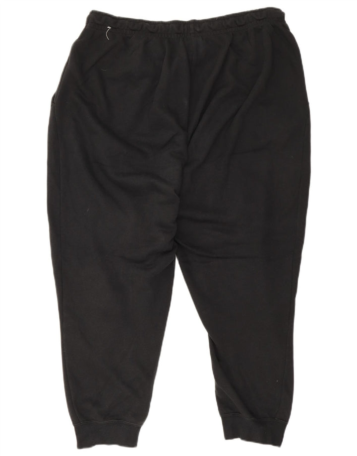 Pantaloni da tuta corti da uomo Nike, pantaloni da jogging, grandi, in cotone nero