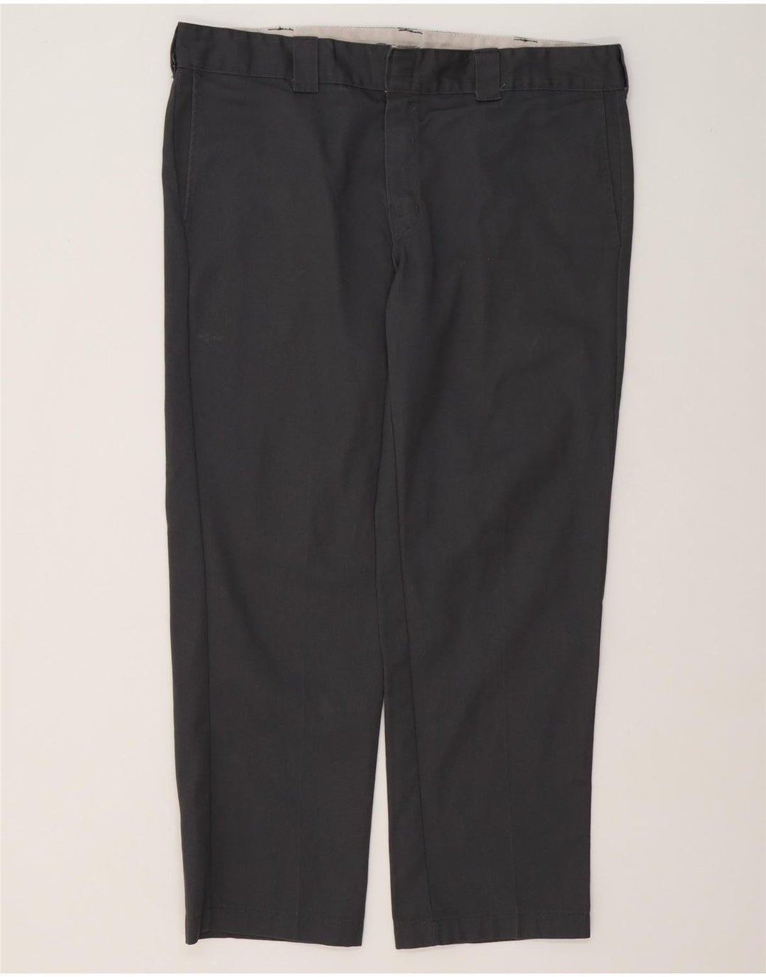 Pantaloni chino dritti slim da uomo Dickies W38 L30 poliestere grigio