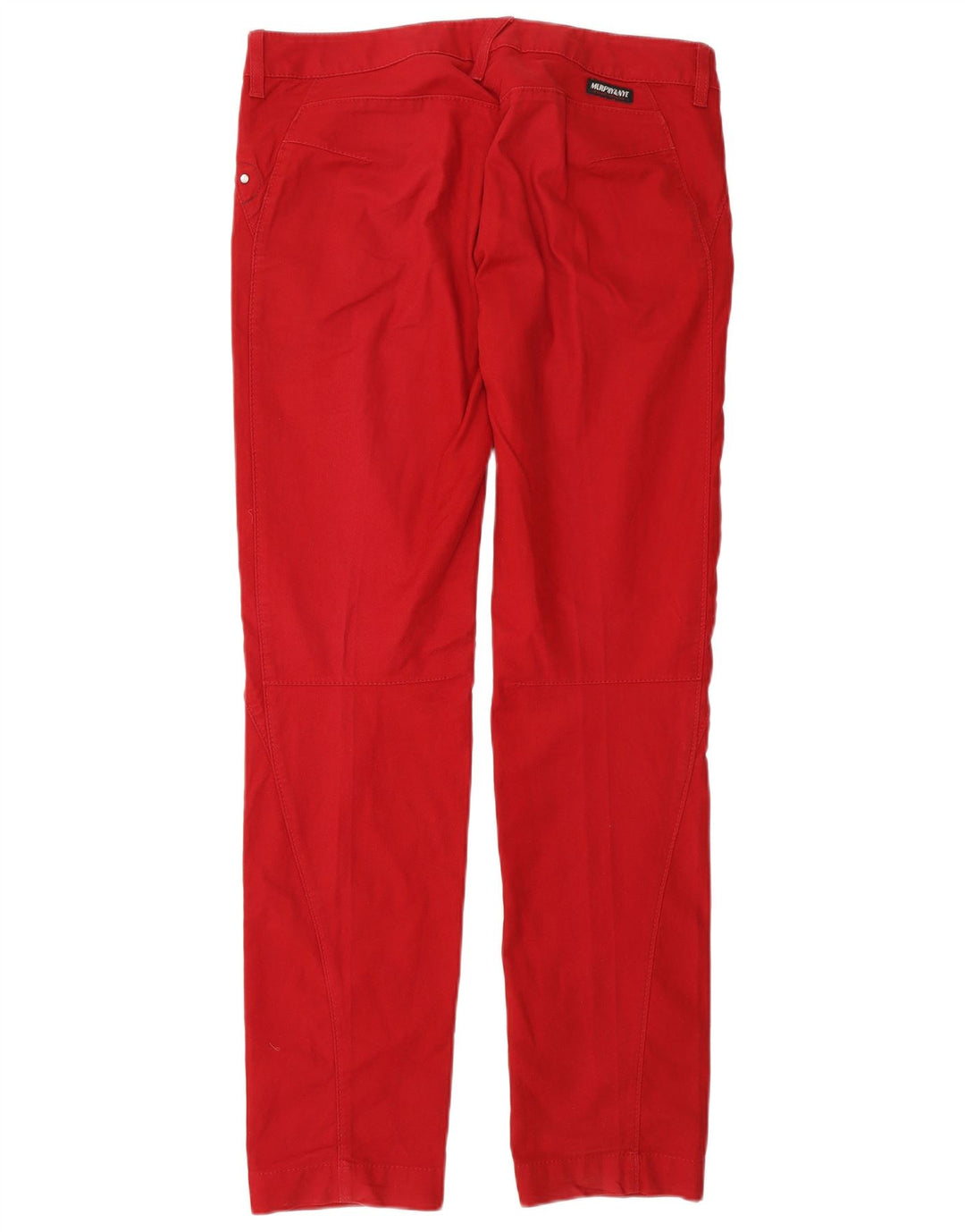 Pantaloni chino dritti da donna MURPHY & NYE W30 L32 cotone rosso